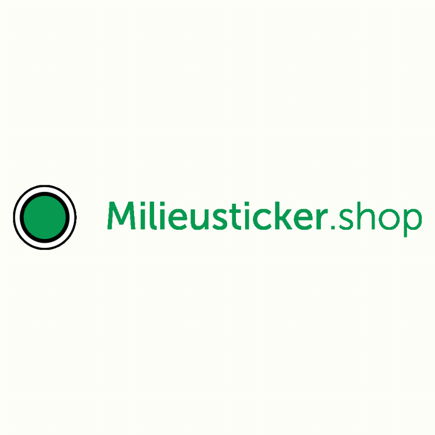 Milieusticker shop